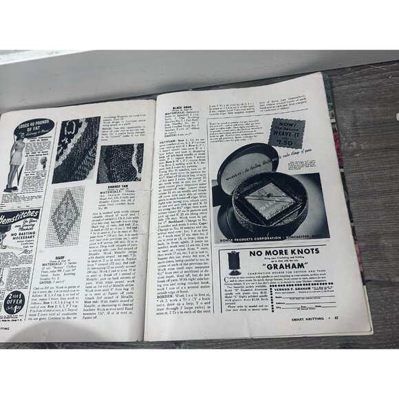 Smart Knitting 3rd Edition Pattern Book By Ruth Hatcher Paperback 1947 - Picture 5 of 6